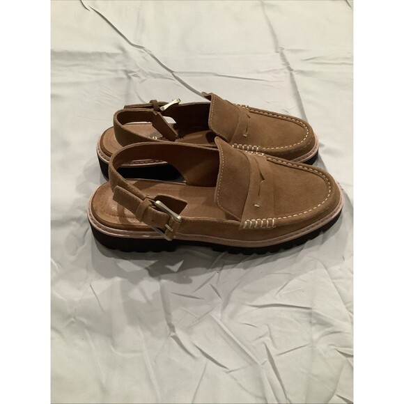 Donald J. Pliner  HALIE  Mules with Chunky Sole brown sz 7.5 NEW - Picture 7 of 7